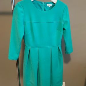 Shoshanna Teal Ponte Dress